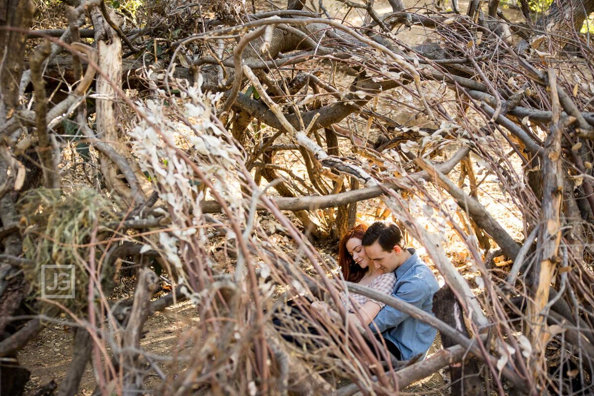 Engagement Photos with Trees in LA