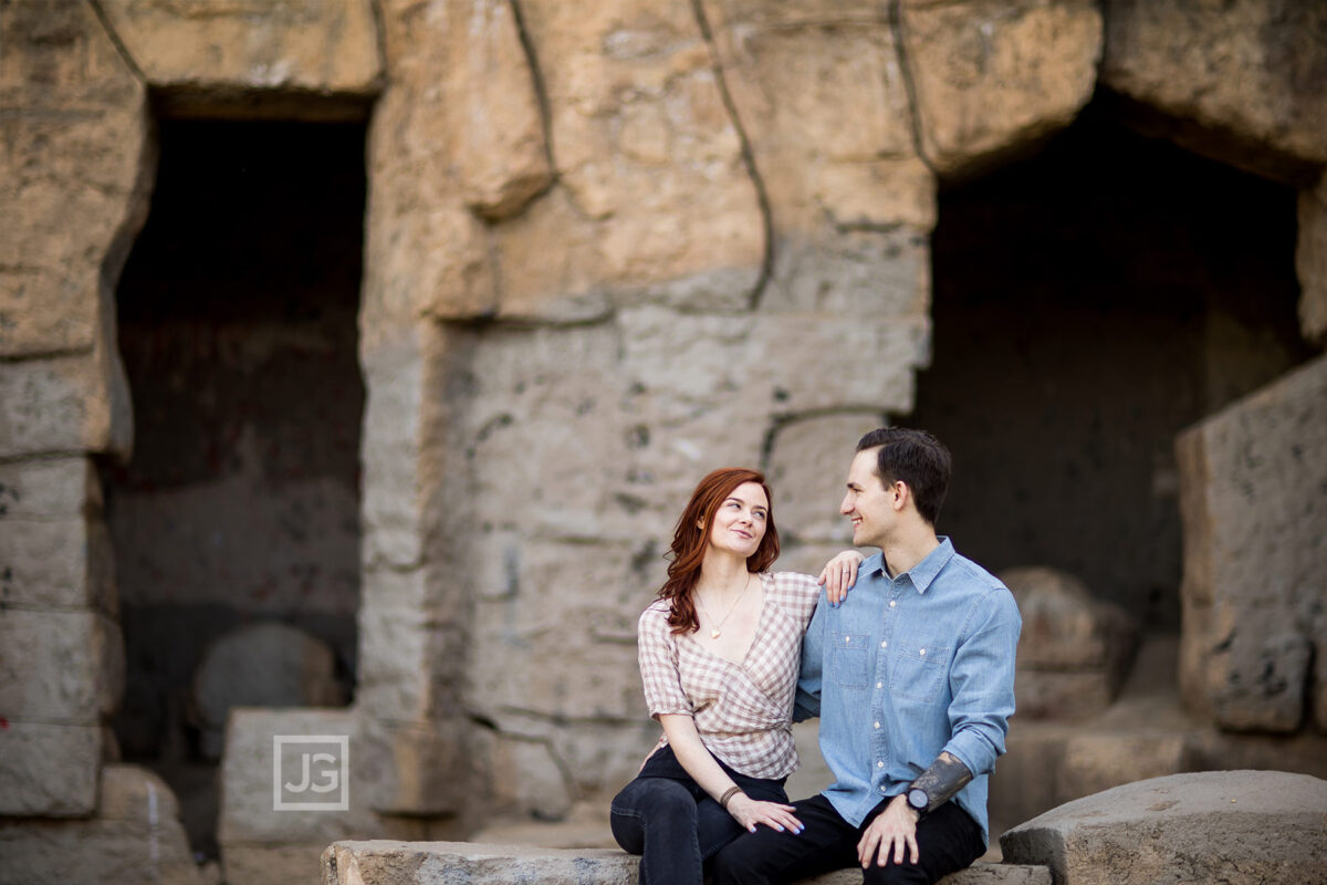 Old LA Zoo Engagement Photo