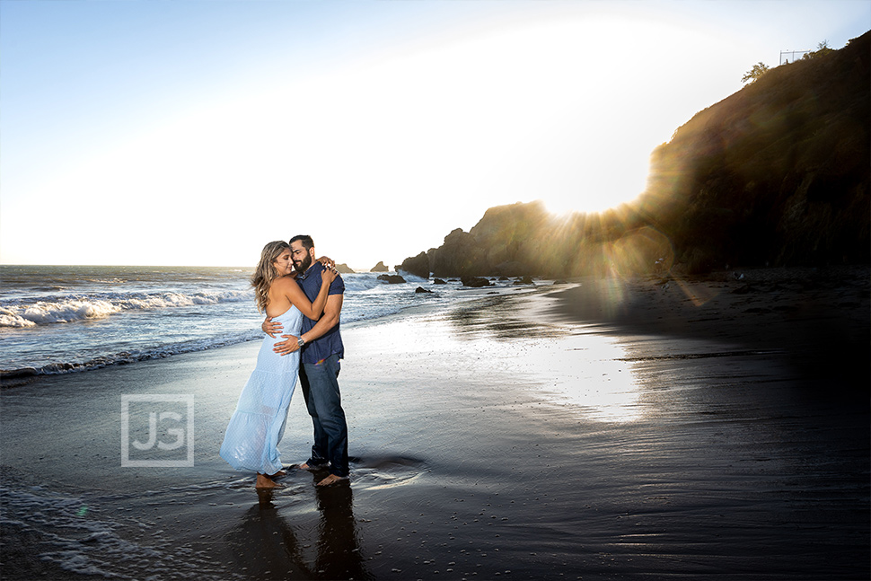 Beach Engagement Photography