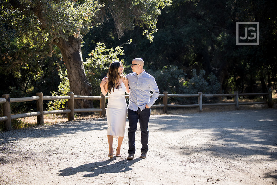 San Dimas Engagement Photos in Natural Park