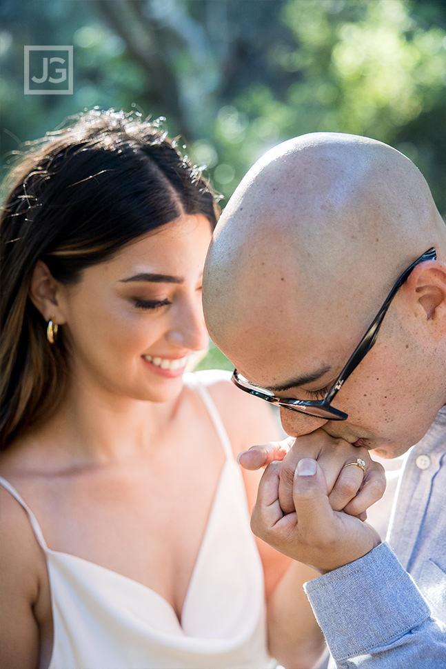 Kissing Her Hand