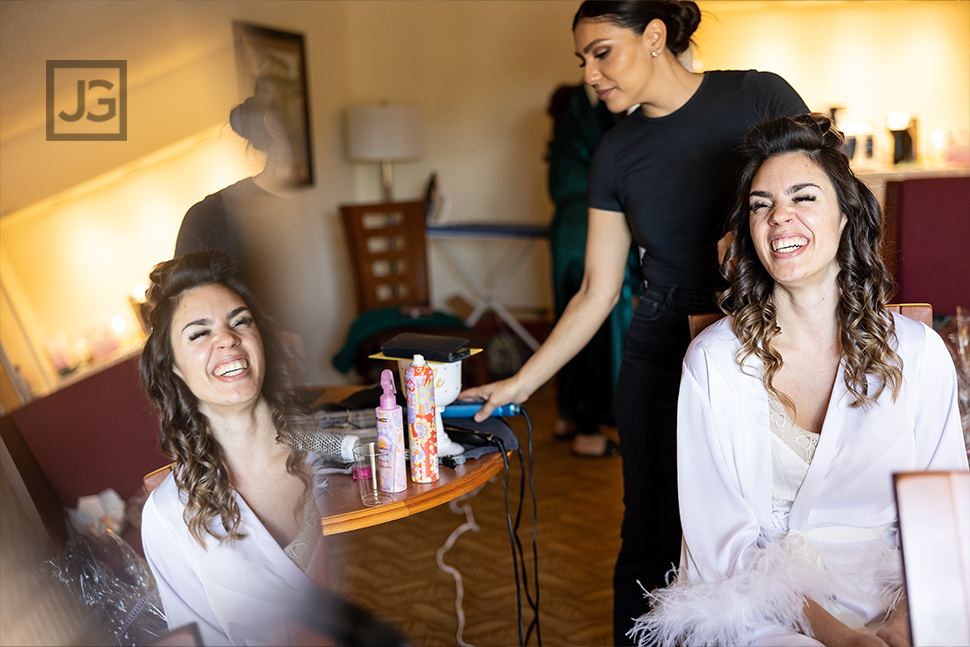 Bride Getting Ready