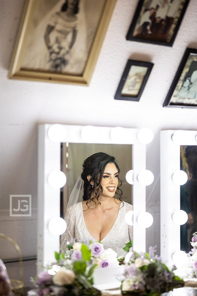 Bride in Mirror