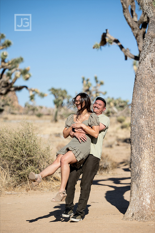 Cute Joshua Tree Couple Photos