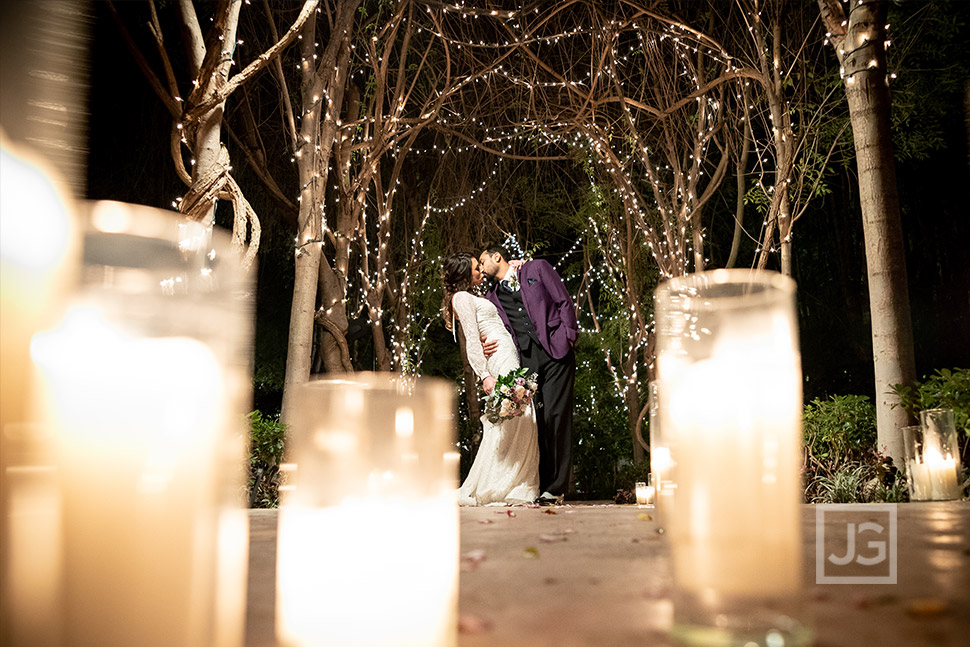 Wedding Photo with Candles