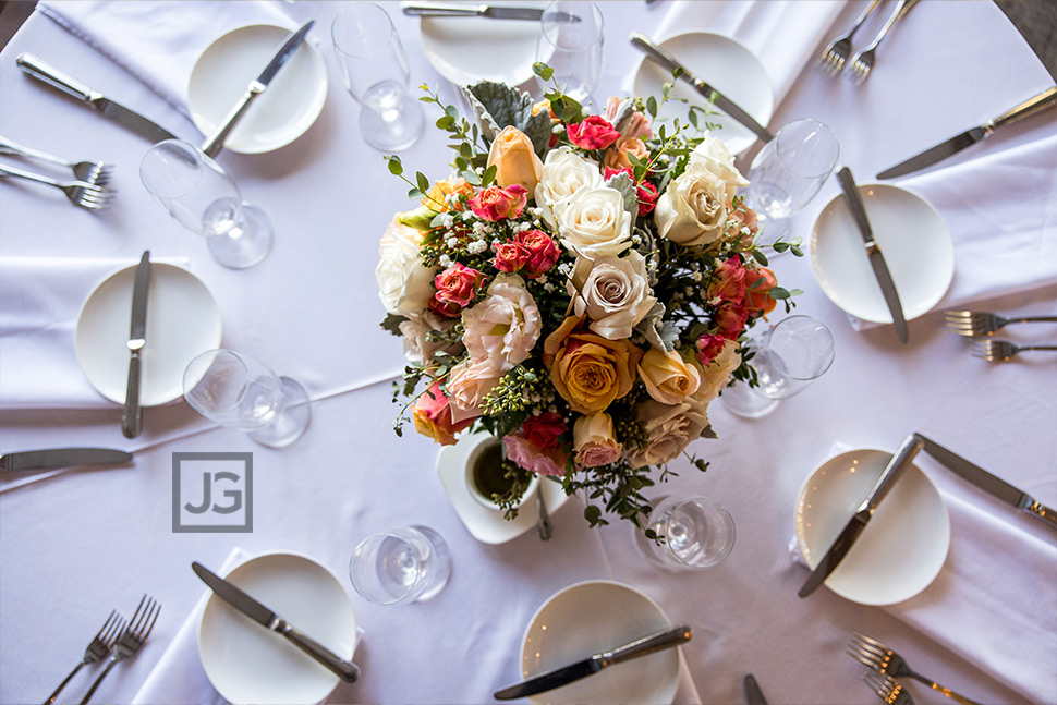 Reception table setup