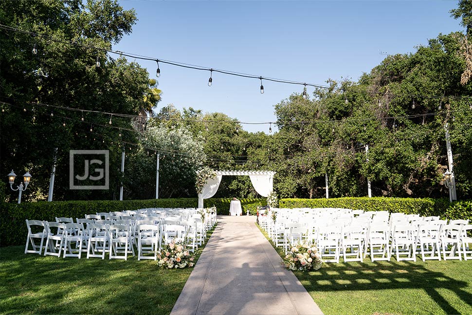 Wedding ceremony Sierra La Verne