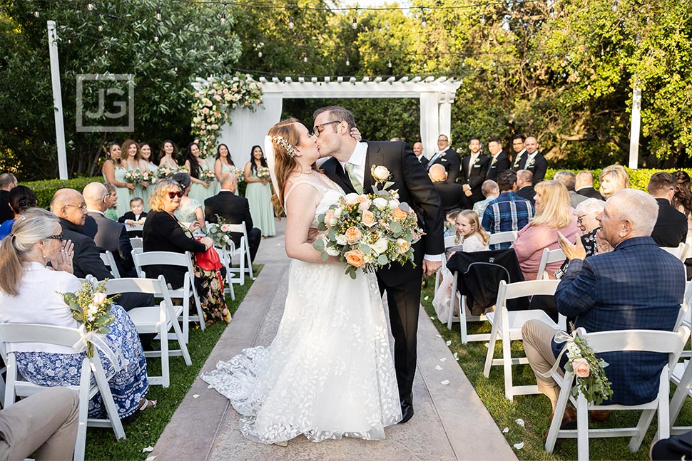 First Kiss Wedding Ceremony