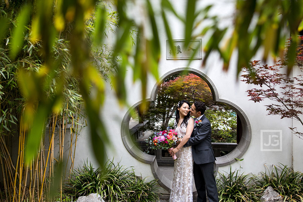 Chinese Garden Wedding Photos