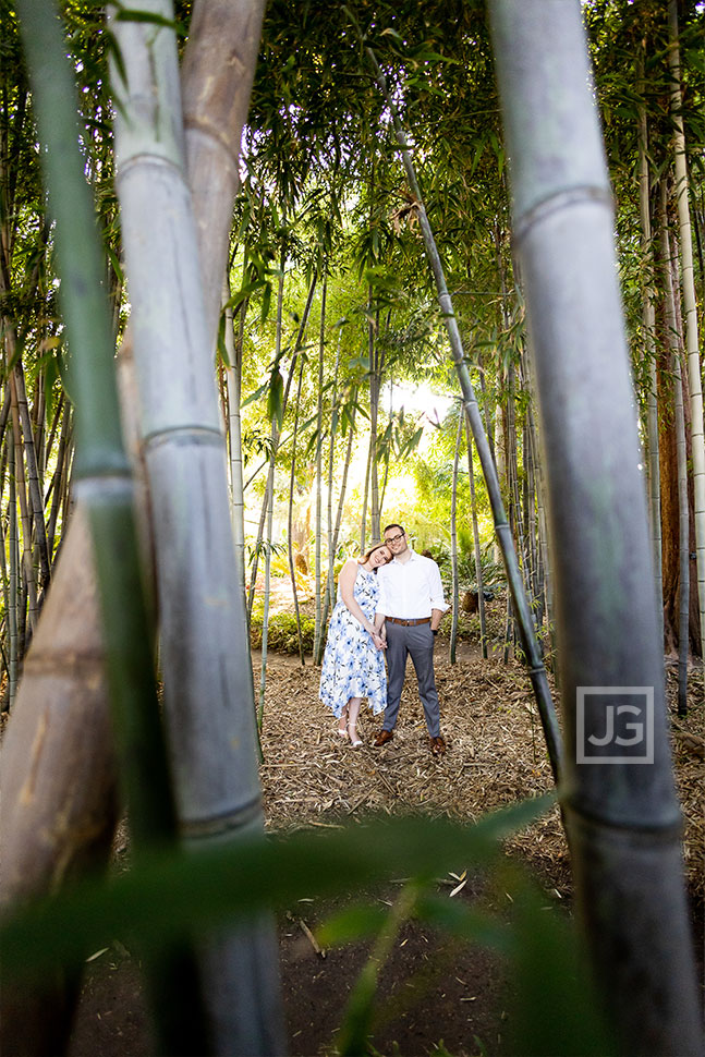 Bamboo Forest Engagement Photography