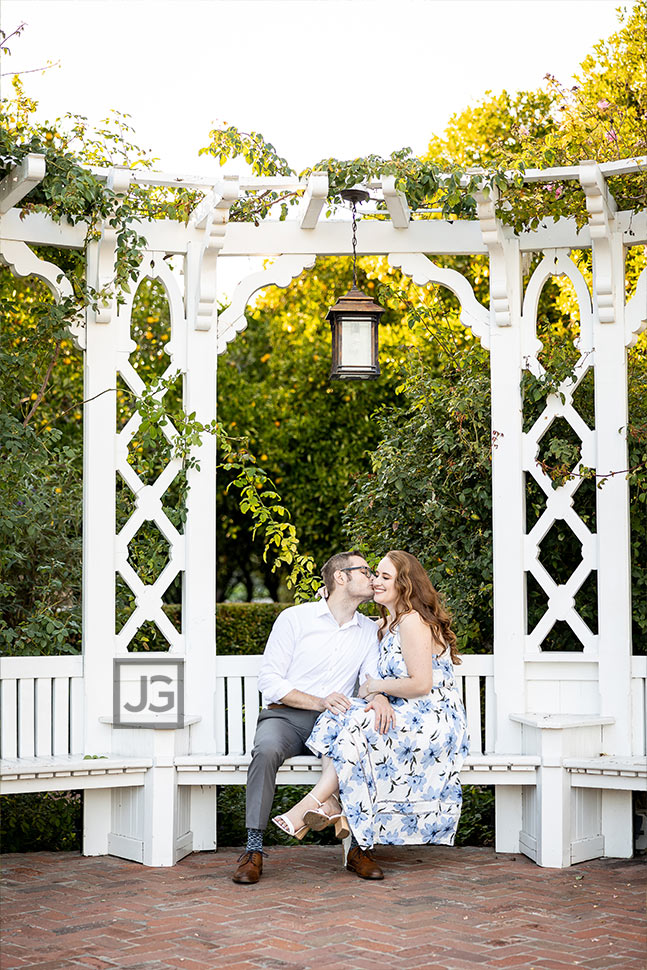 Engagement Photography with Gazebo