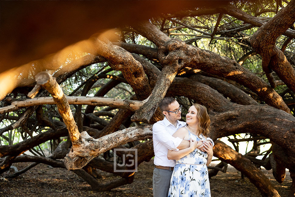 LA Arboretum Engagement Photography