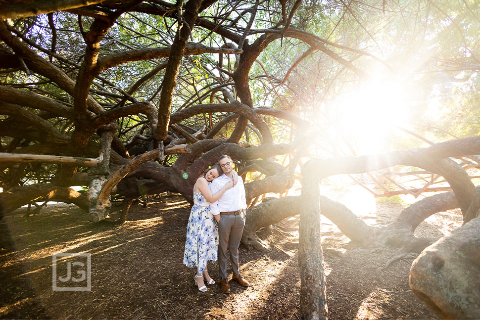 LA Arboretum Engagement Photos