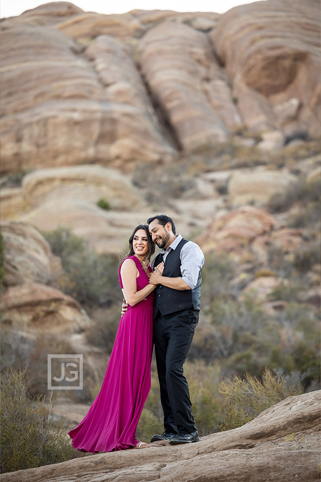 Engagement Photos with Rocks
