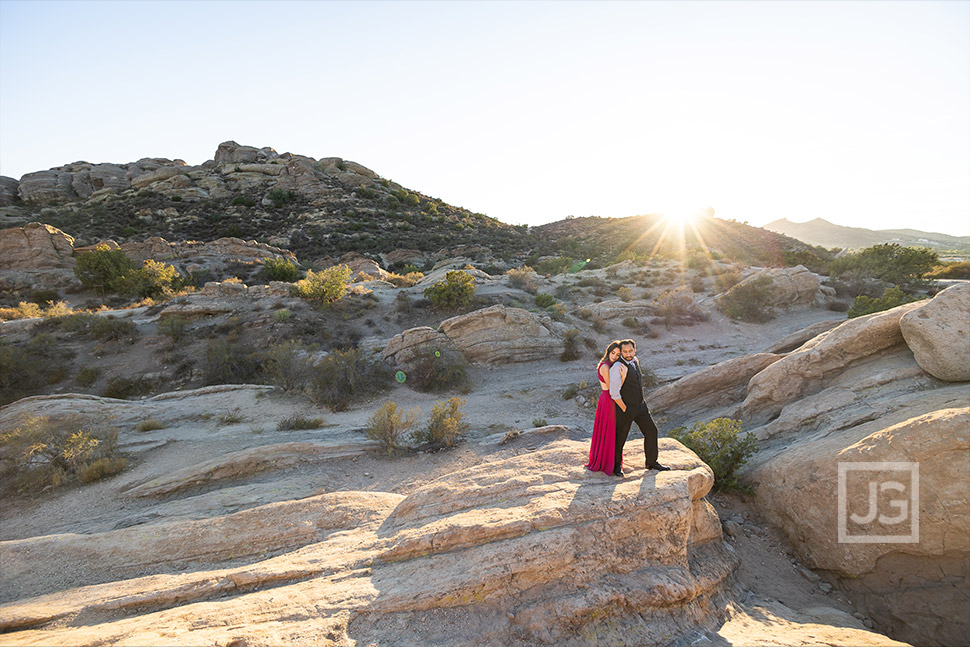 Vasquez Rocks Engagement Photography