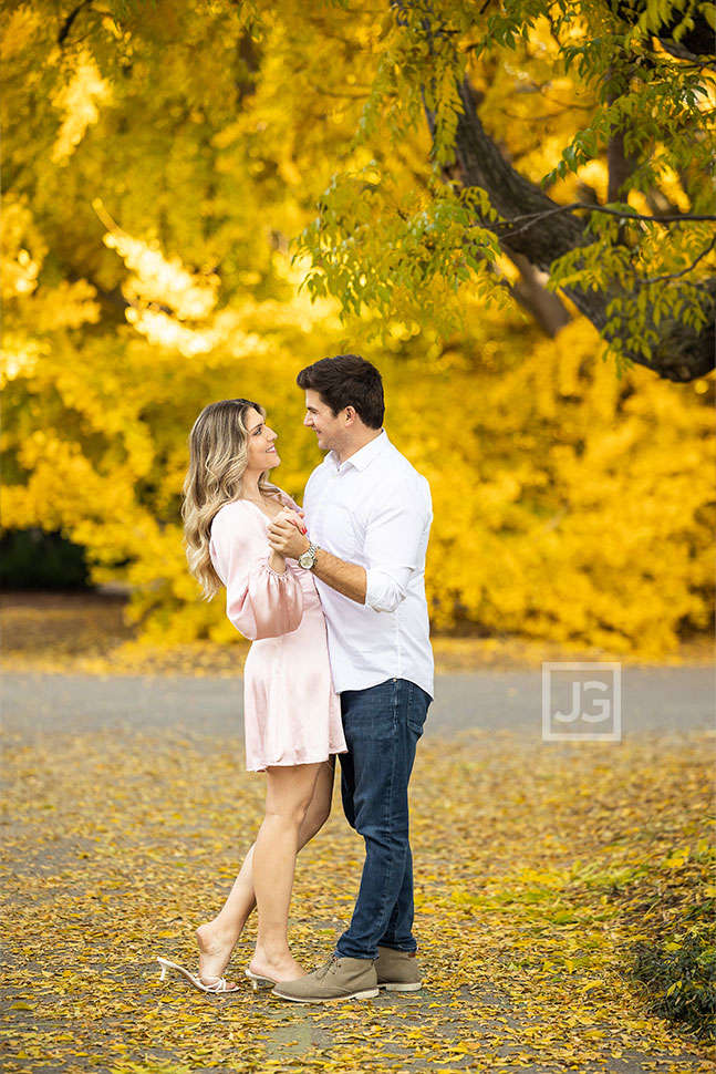 LA Arboretum Engagement Photos