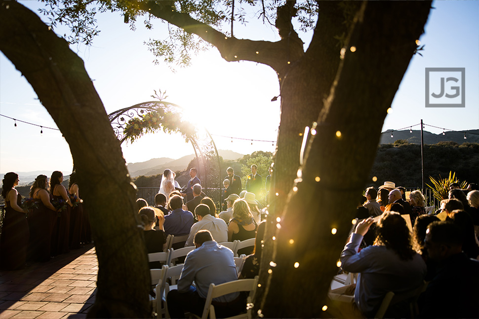 Padua Hills Wedding Ceremony Terrace