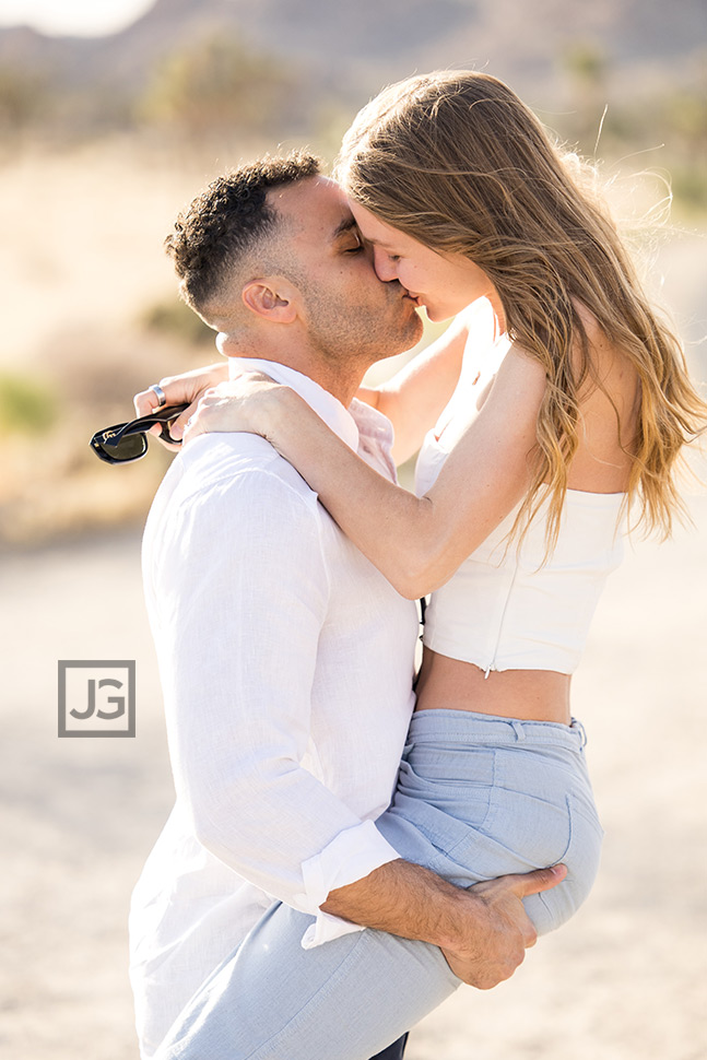 Kiss after a proposal
