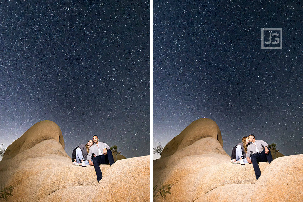 Stars in Joshua Tree