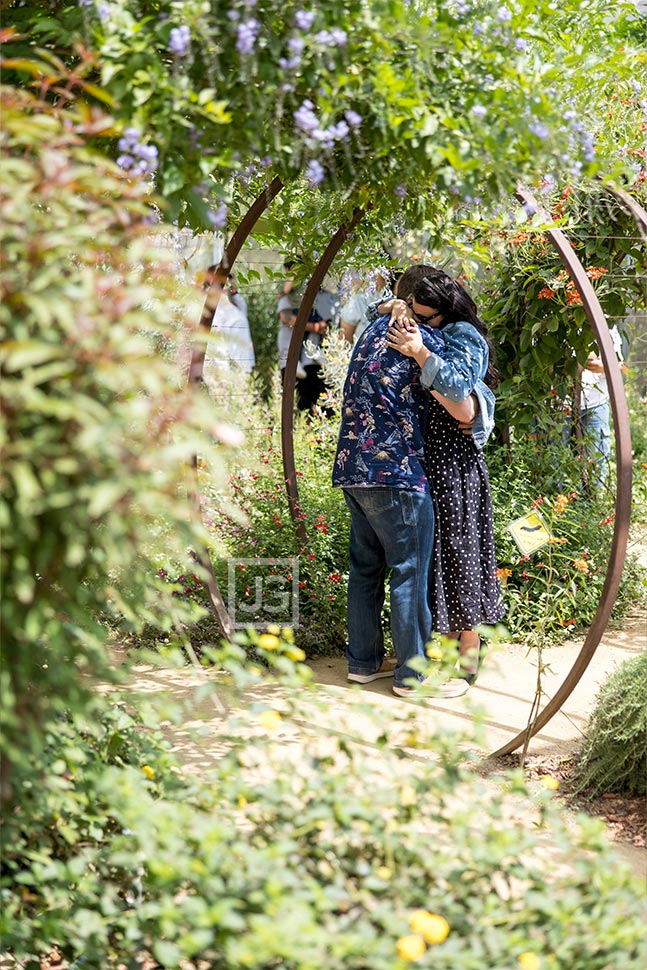 A hug after the proposal