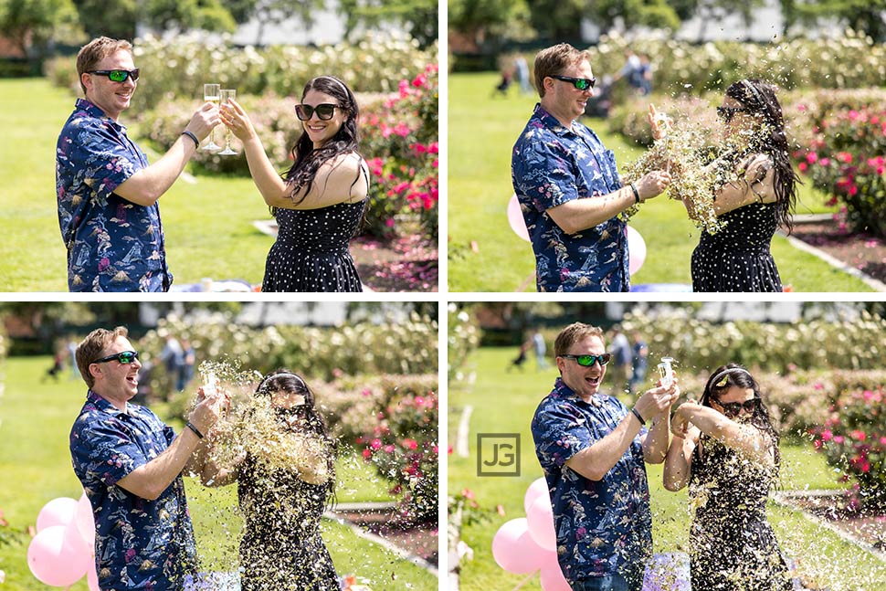 Couple Photos in the Rose Garden