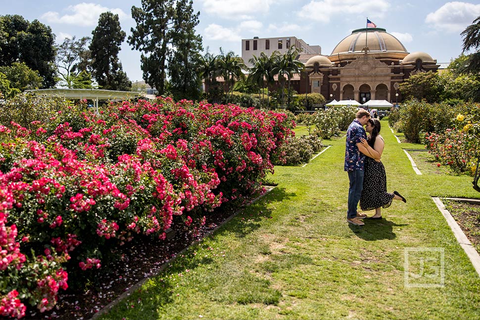 Rose Garden Engagement at USC