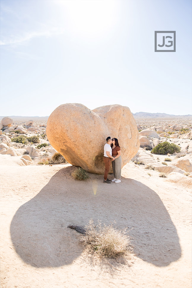 Heart Rock Engagement Photography