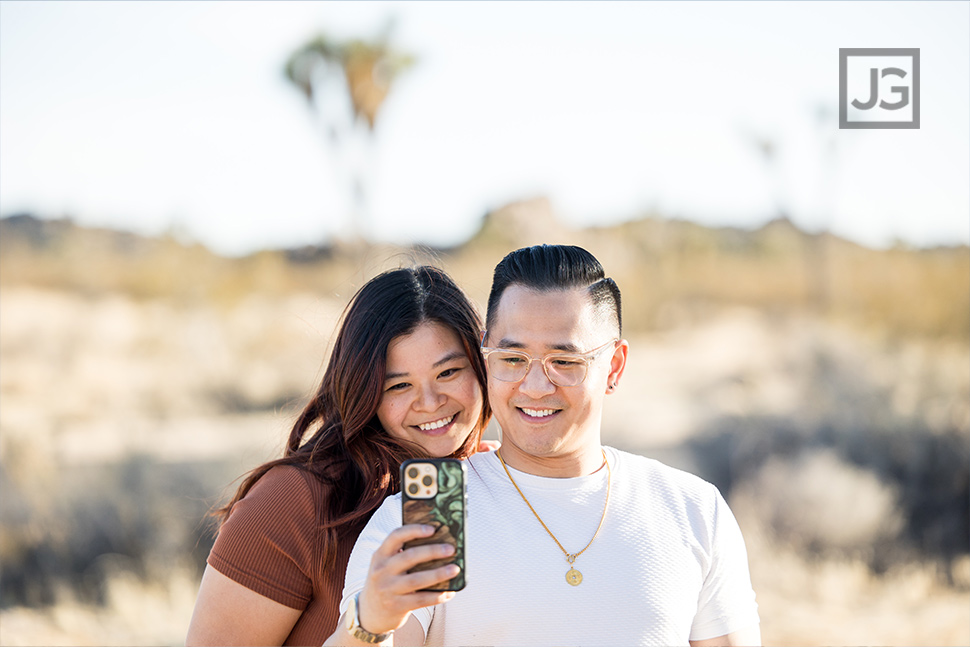 Selfie during the photoshoot