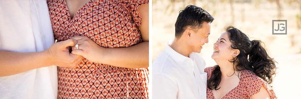 Closeups of our newly engaged couple