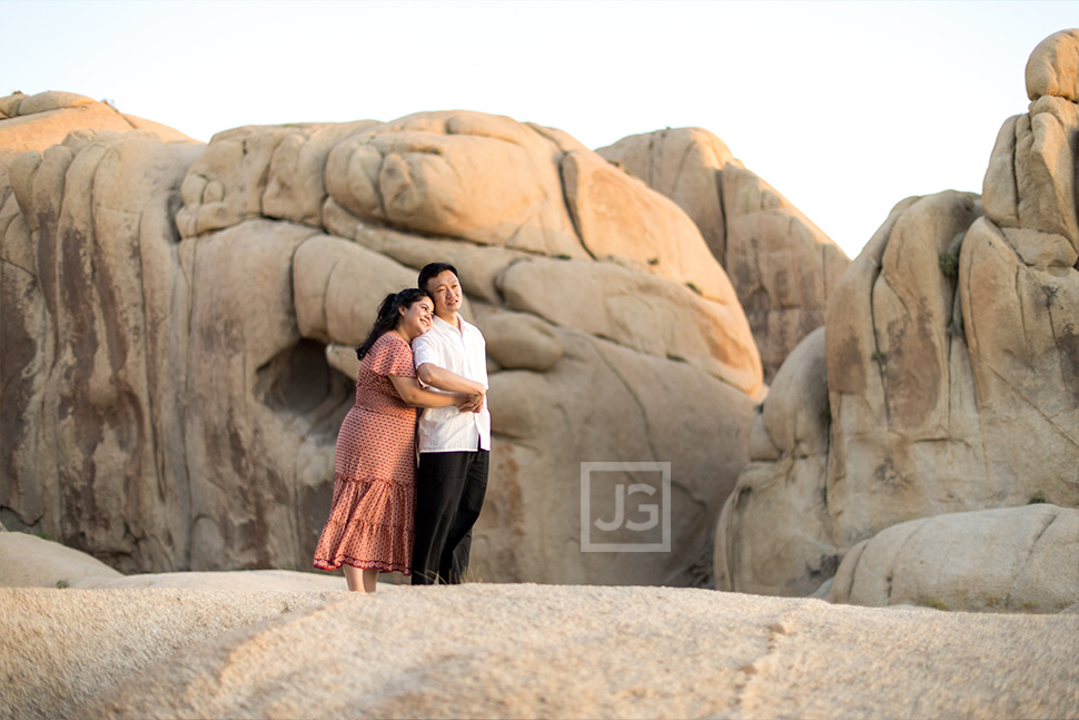 Cuddling in the rocks