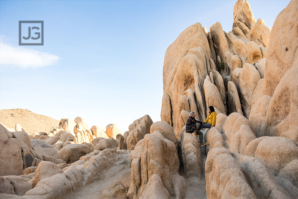 Engagement Photos with Rocks