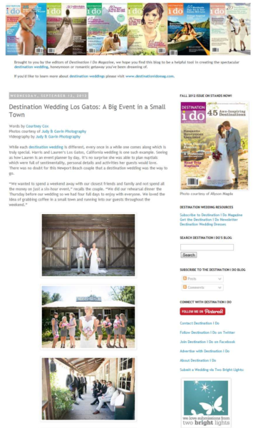 Read more about the article Judy & Gavin Photography| Featured on Destination i do