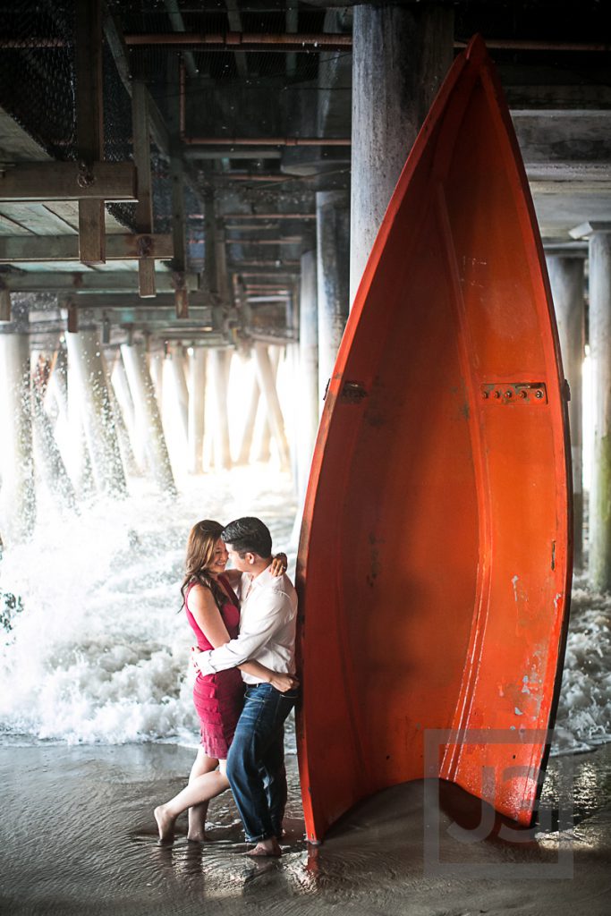 Santa Monica beach and pier