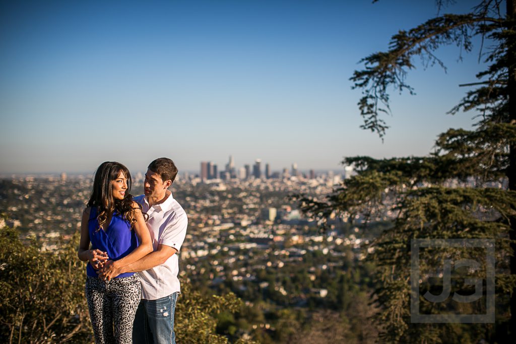 Griffith Observatory engagement photo