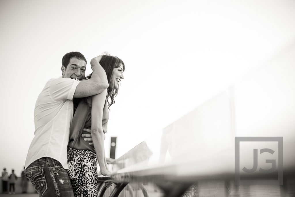 Griffith Observatory engagement photo