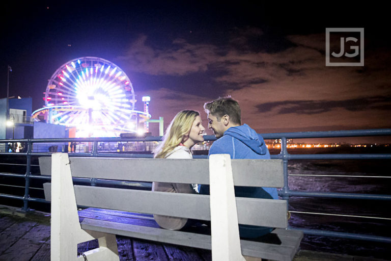 Read more about the article Malibu Engagement Photography, Santa Monica Pier | Meghan & Rob