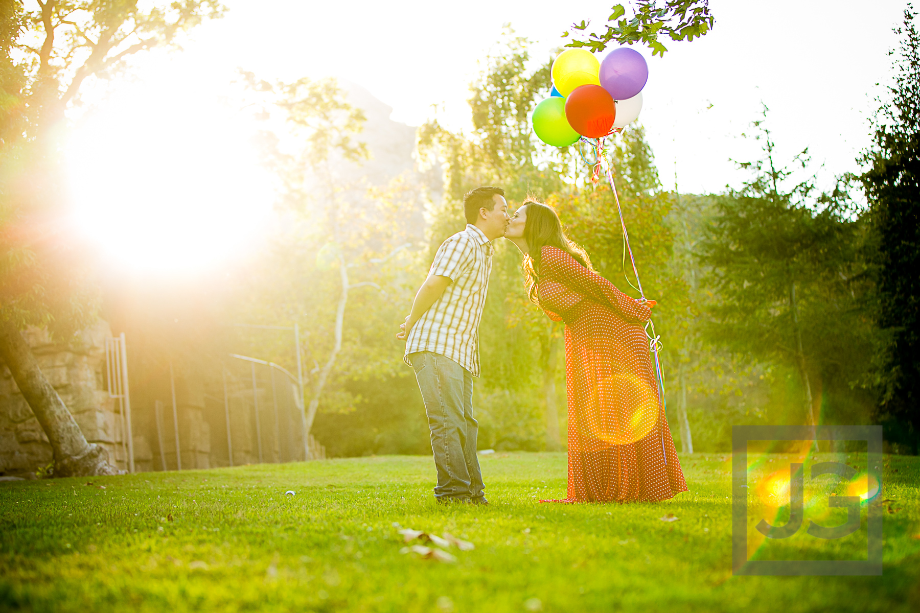 Griffith Park Engagement Photography