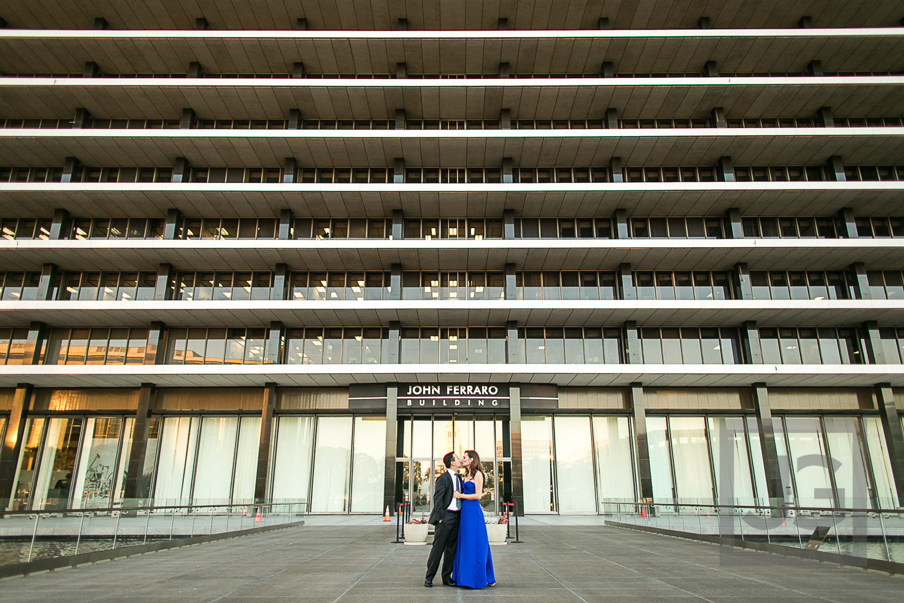 Downtown Los Angeles Engagement Photography