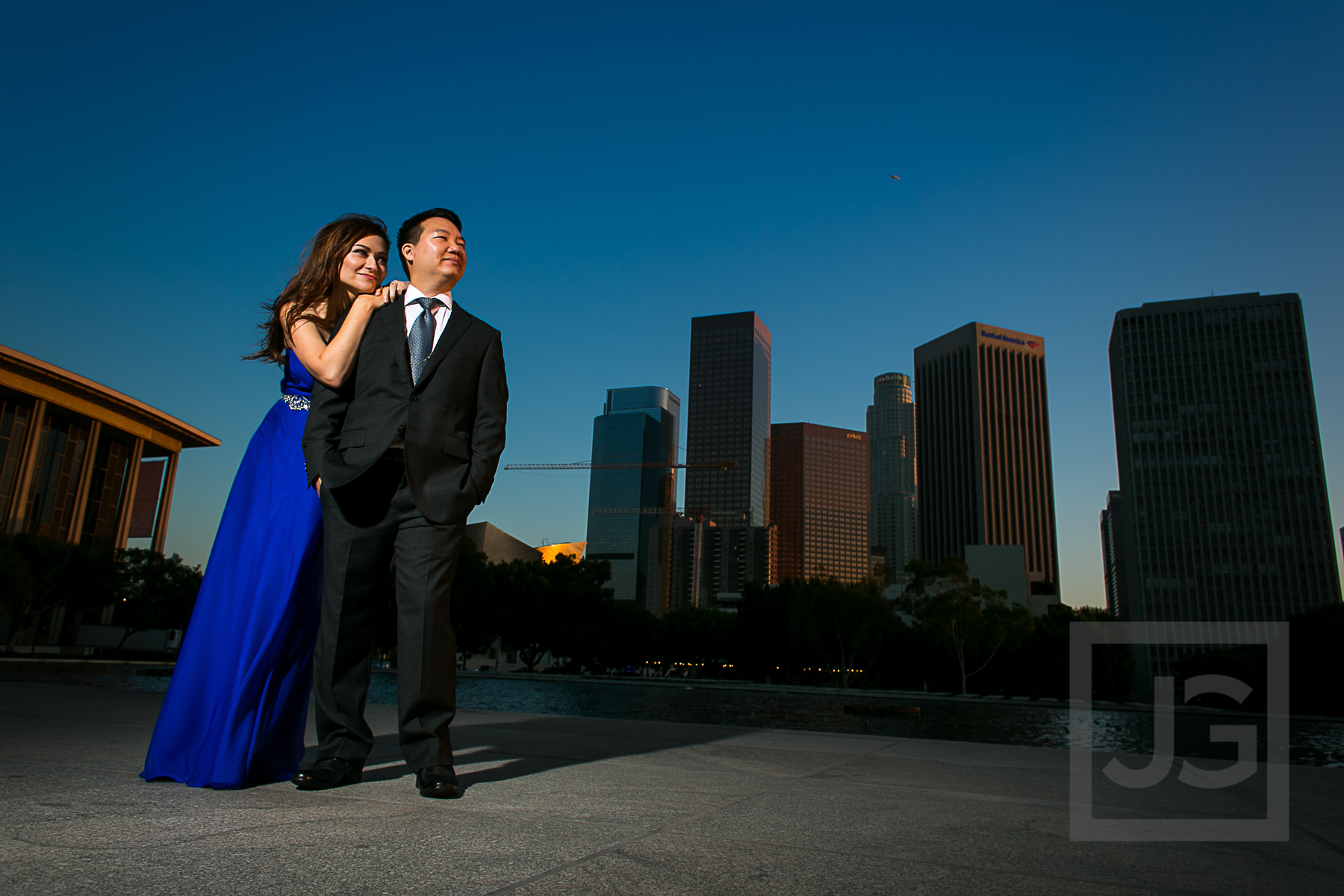 Downtown Los Angeles Engagement Photography