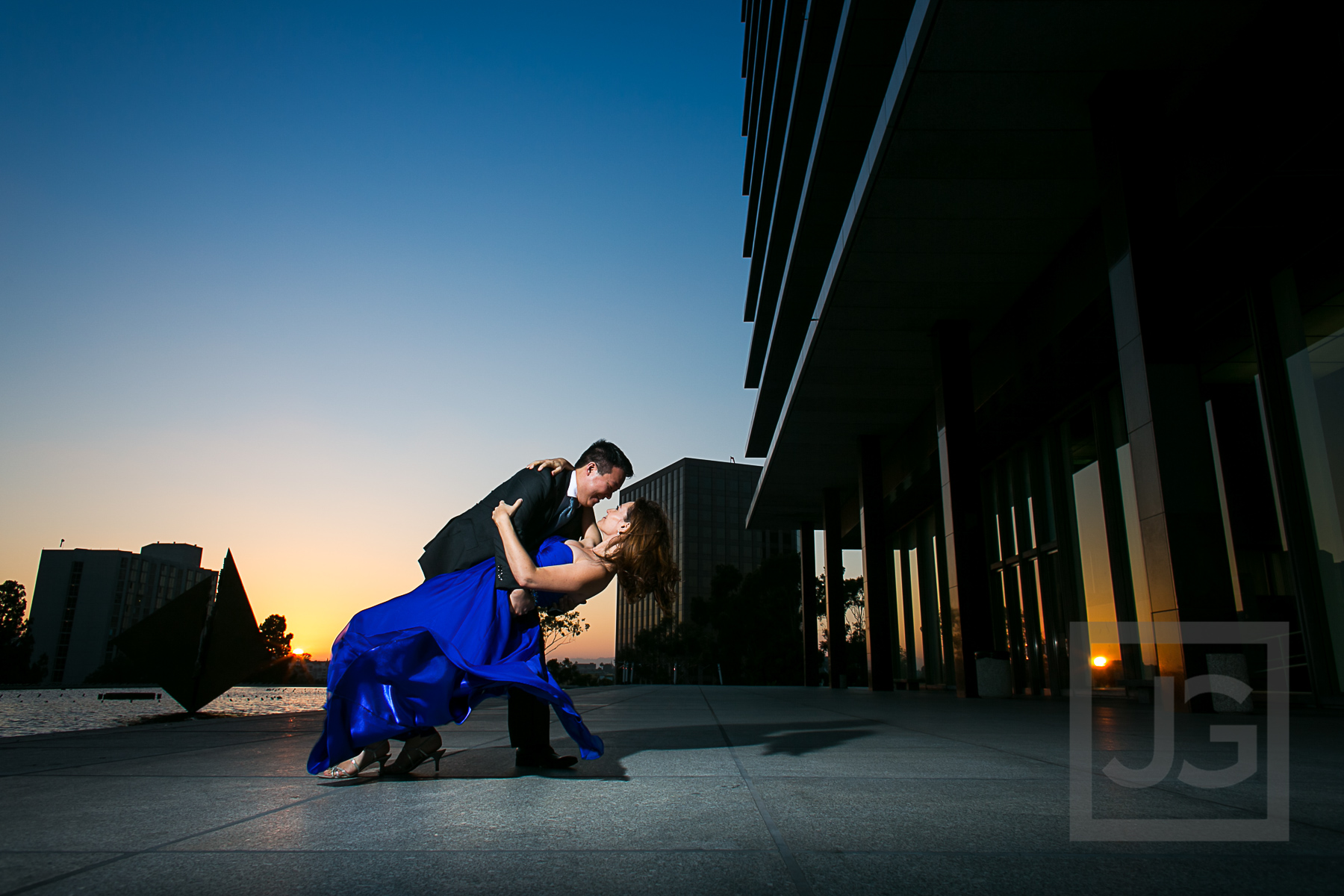 Downtown Los Angeles Engagement Photography