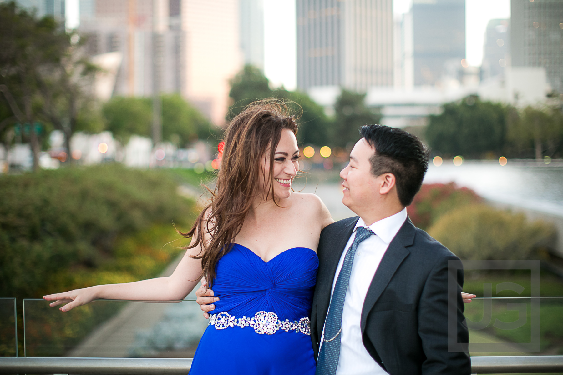 Downtown Los Angeles Engagement Photography