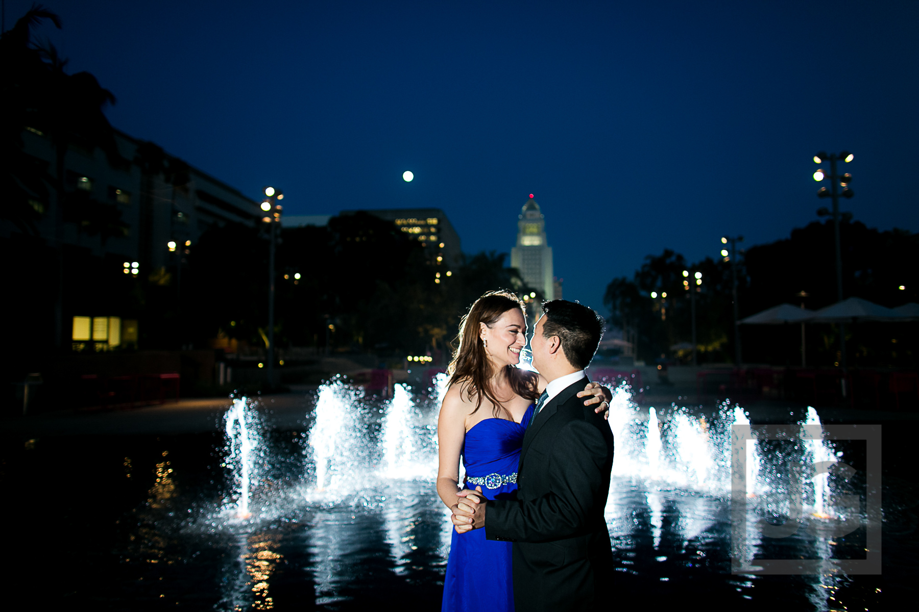 Downtown Los Angeles Engagement Photography