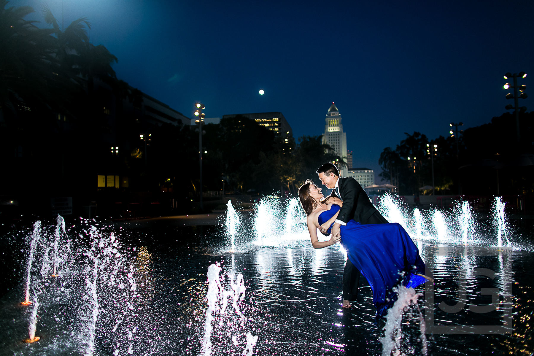 Downtown Los Angeles Engagement Photography