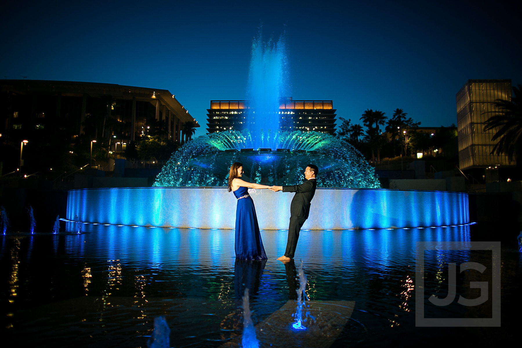 Downtown Los Angeles Engagement Photography