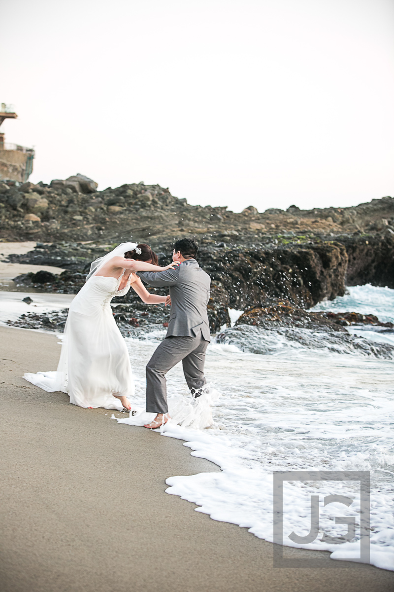 Laguna Beach, Trash the dress