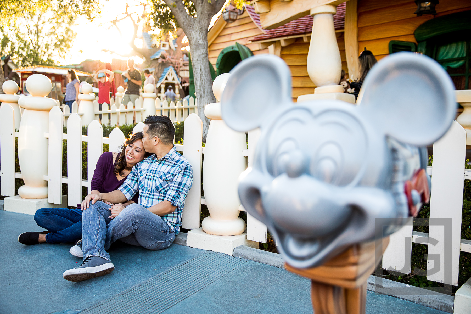 Toontown Engagement Photography