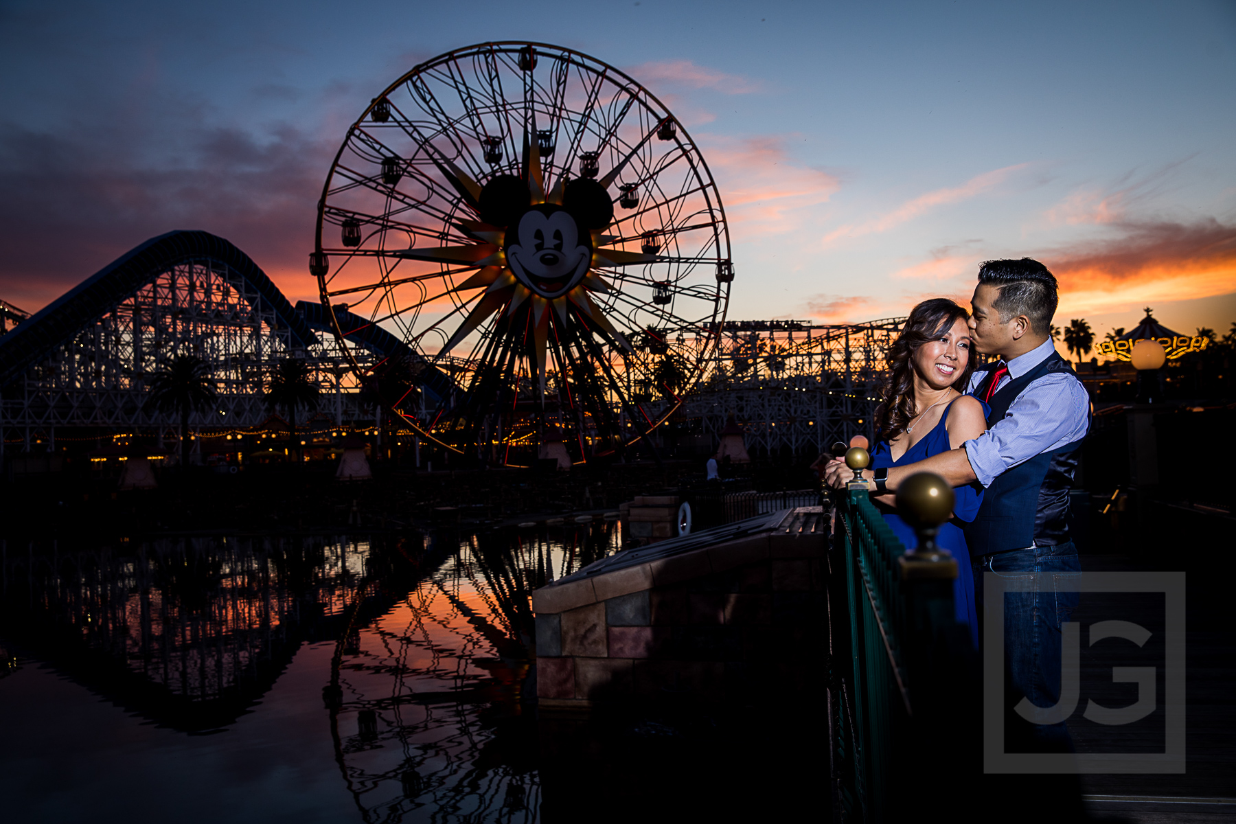 California Adventures Sunset Engagement Photography