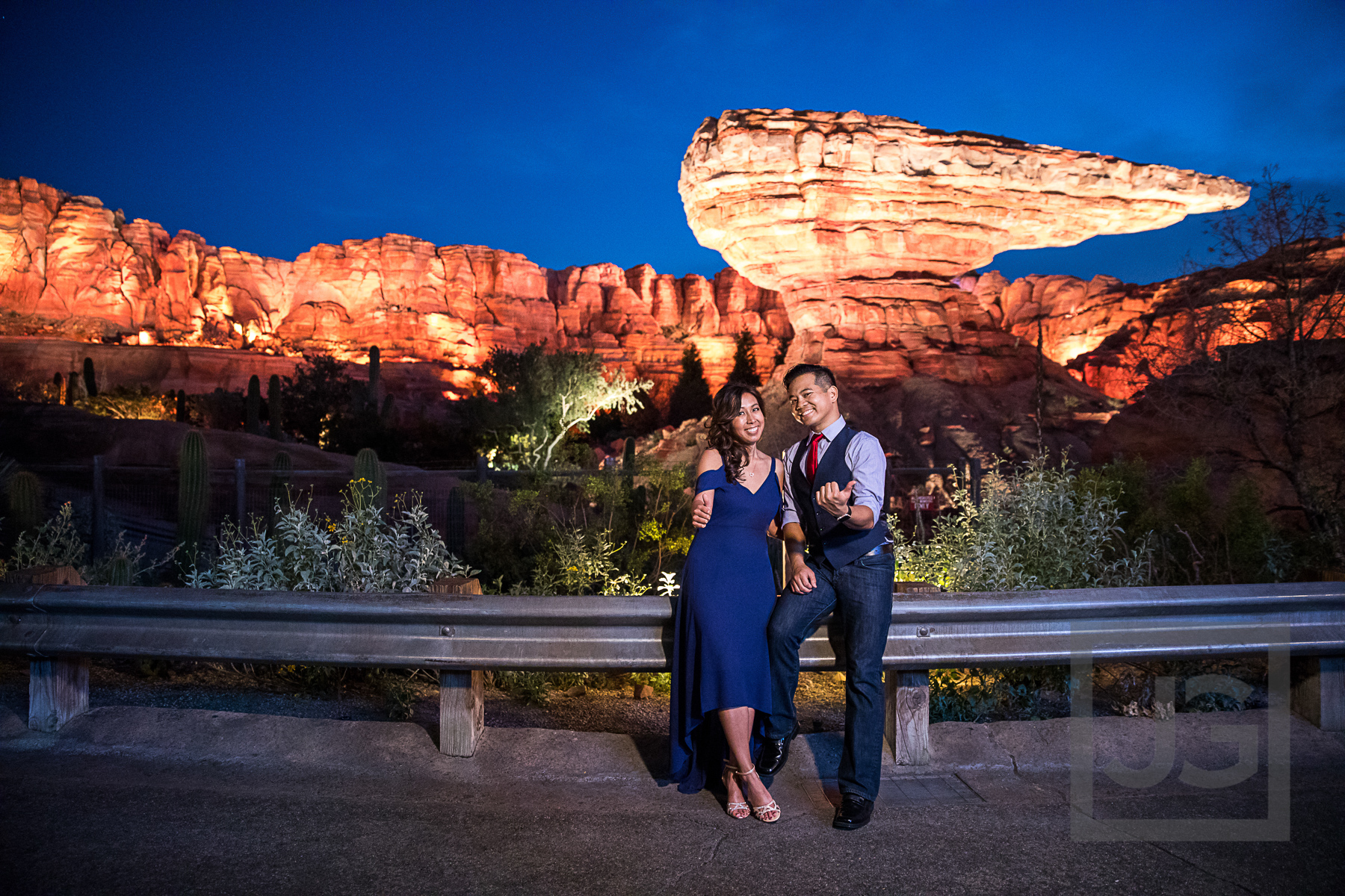 Cars Land Engagement Photography