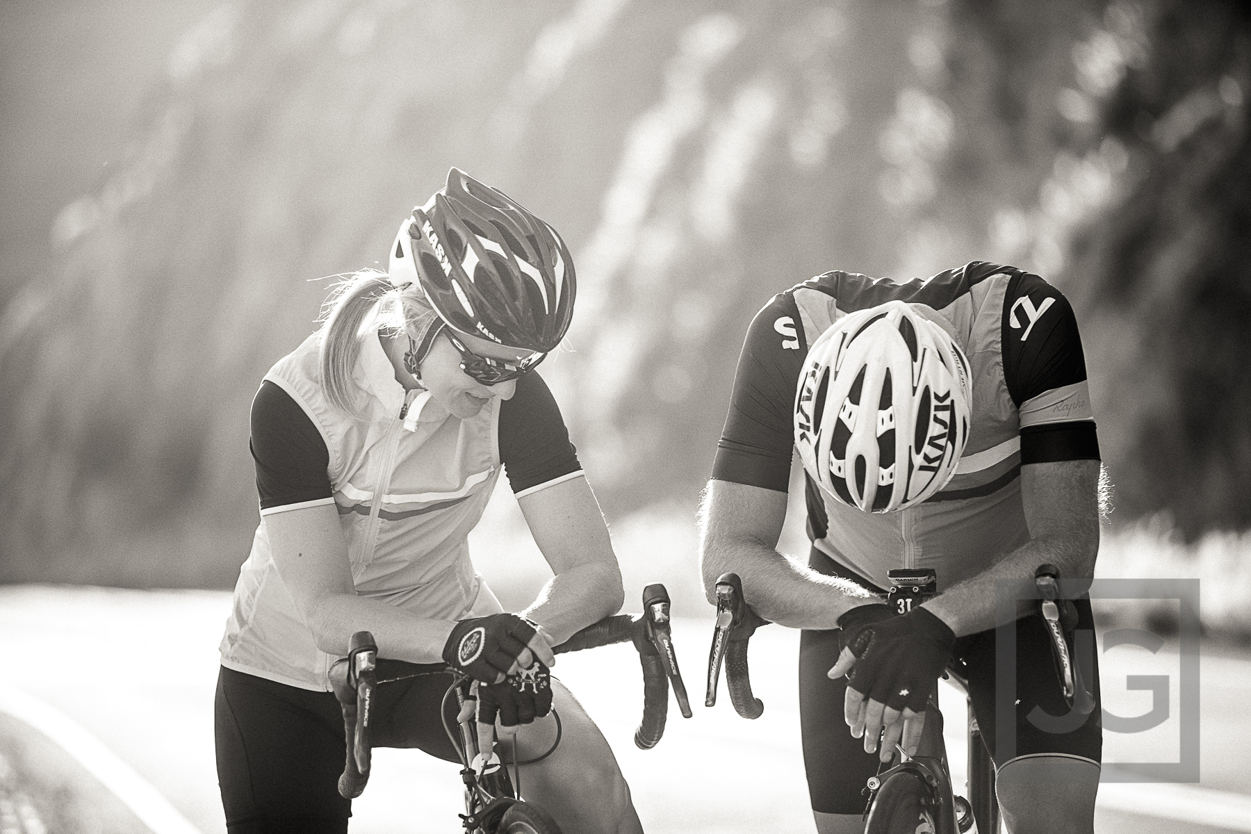 Engagement Photography Cycling in Malibu Canyon