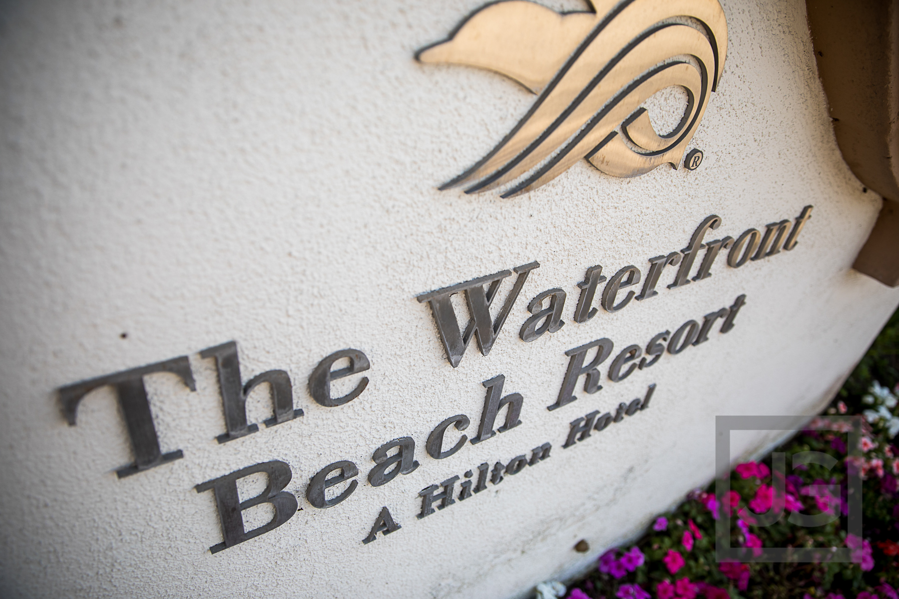 Hilton Waterfront Beach Resort Front Logo